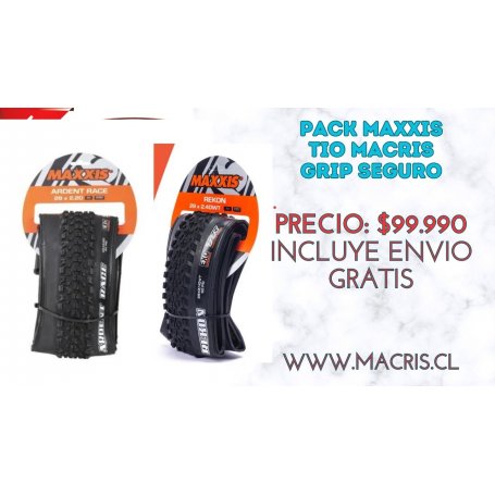 Pack Tio Macris : Grip Seguro ( Ardent Race 29 x 2.2/ Rekon 29 x 2.4